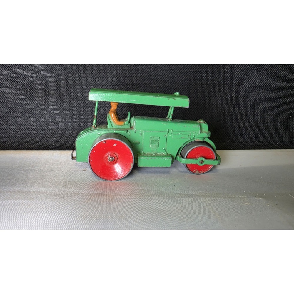 Vintage Dinky Meccano Green Aveling Barford Diesel Roller #279 1950's England